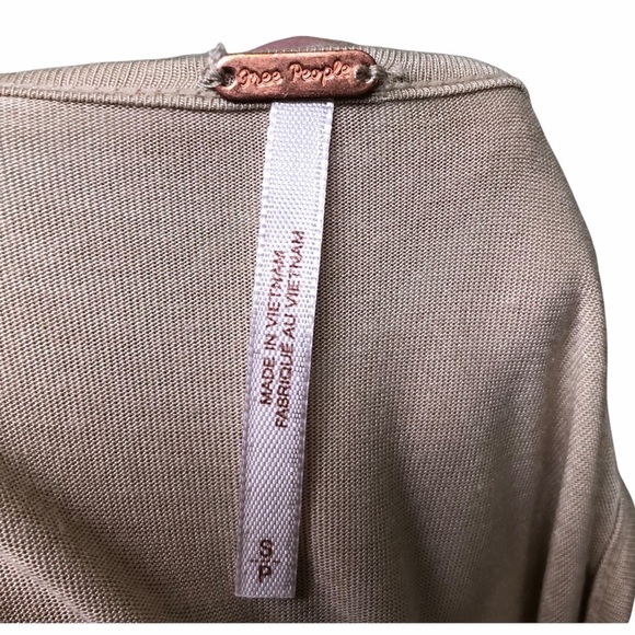 Free People Lily Blouson Overlay Dress - Tan - Picture 3 of 4